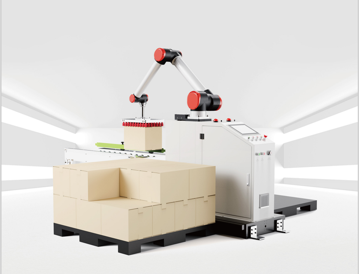 Sistema di pallettizzazione robotizzato con pallettizzatore robotizzato automatizzato