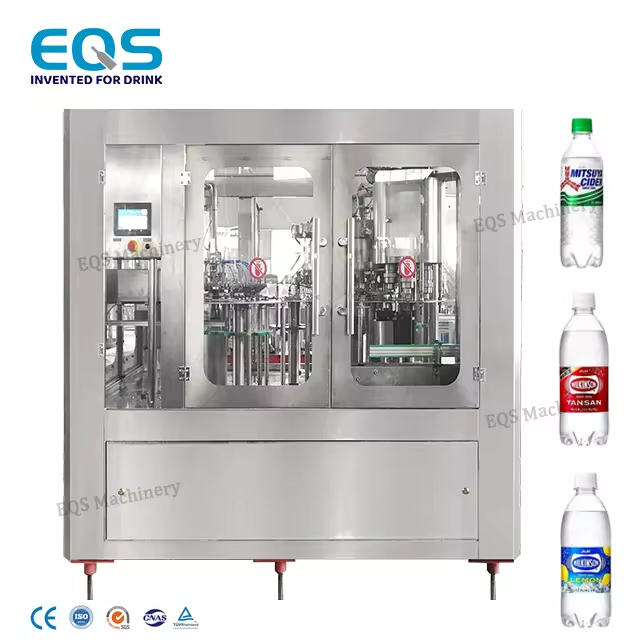 Mini linea di produzione di acqua gassata della macchina rotativa della soda della bevanda di prezzo di fabbrica